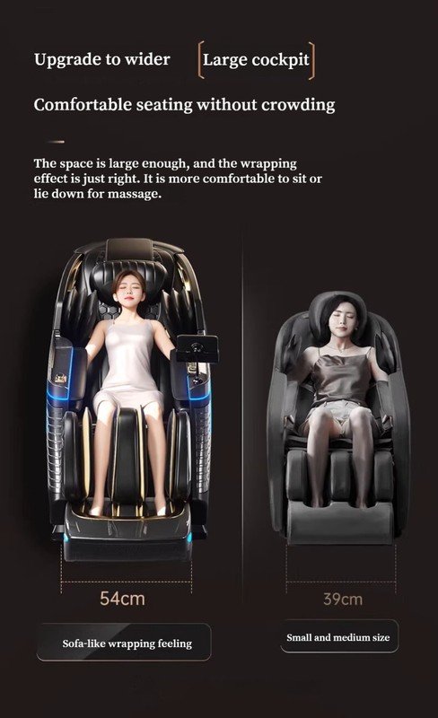 UKL 3 Years Warranty Dual-4D Core Zero Gravity Full Body Luxury AI Massage Chair gallery
