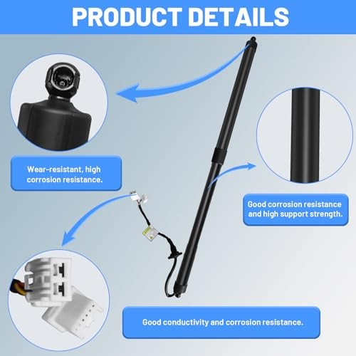 Tailgate Power Lift Support Shock Strut - Compatible with Honda Rear Left gallery
