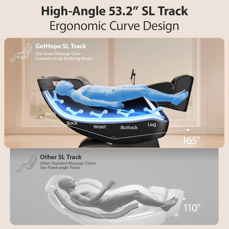 4D Full Body Massage Chair with Zero Gravity, 32 Airbags & AI Voice Control gallery