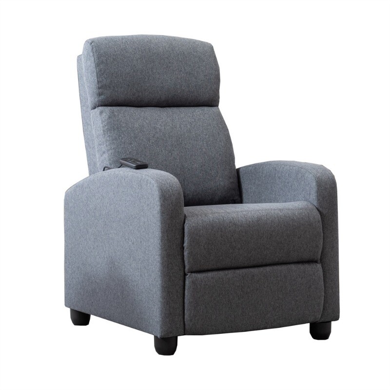 Electric Massage Chair Heating Recliner Soft manual Reclining Sofa Armchair gallery