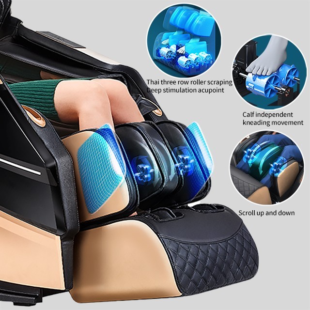 Duke II Pro 4D 10 Modes Full Body Airbags Zero Gravity SL-Track AI Massage Chair gallery