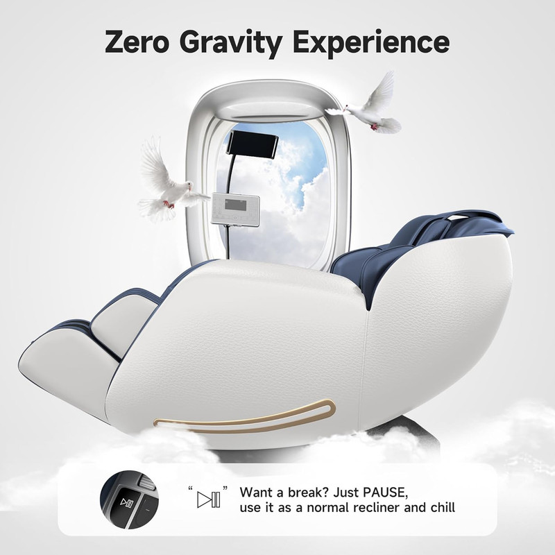 2026 Massage Chair Full Body, Zero Gravity Sl-Track Massage Recliner with Added gallery