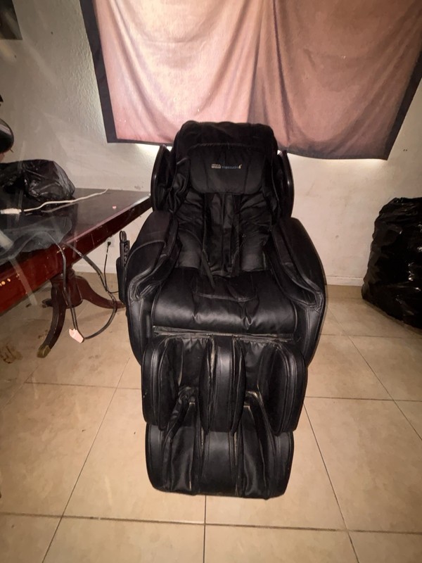 Medical Breakthrough Breakthrough 4 Massage Chair Black Faux Leather gallery