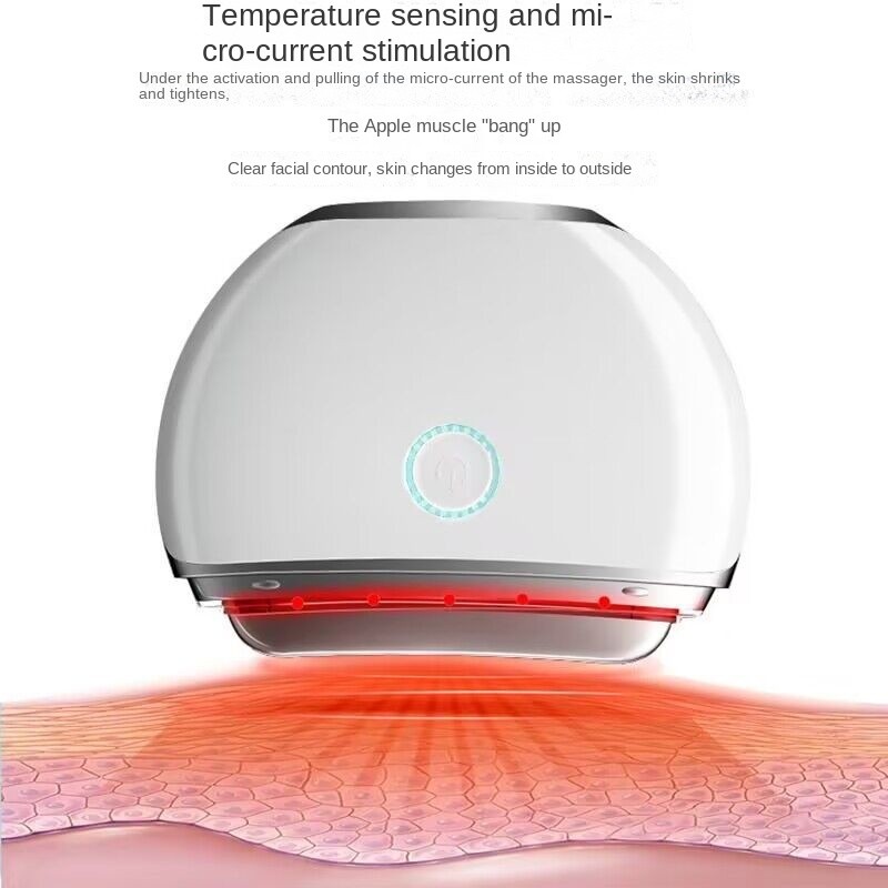 Electric Scraping Machine Facial Massager Heating Vibration Color Light Microcur gallery