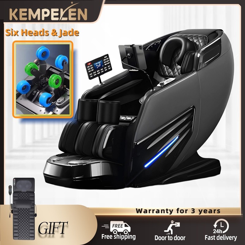 2026 6D Smart Massage Chair SL Track Zero Gravity Full Body Heat Pain Relief