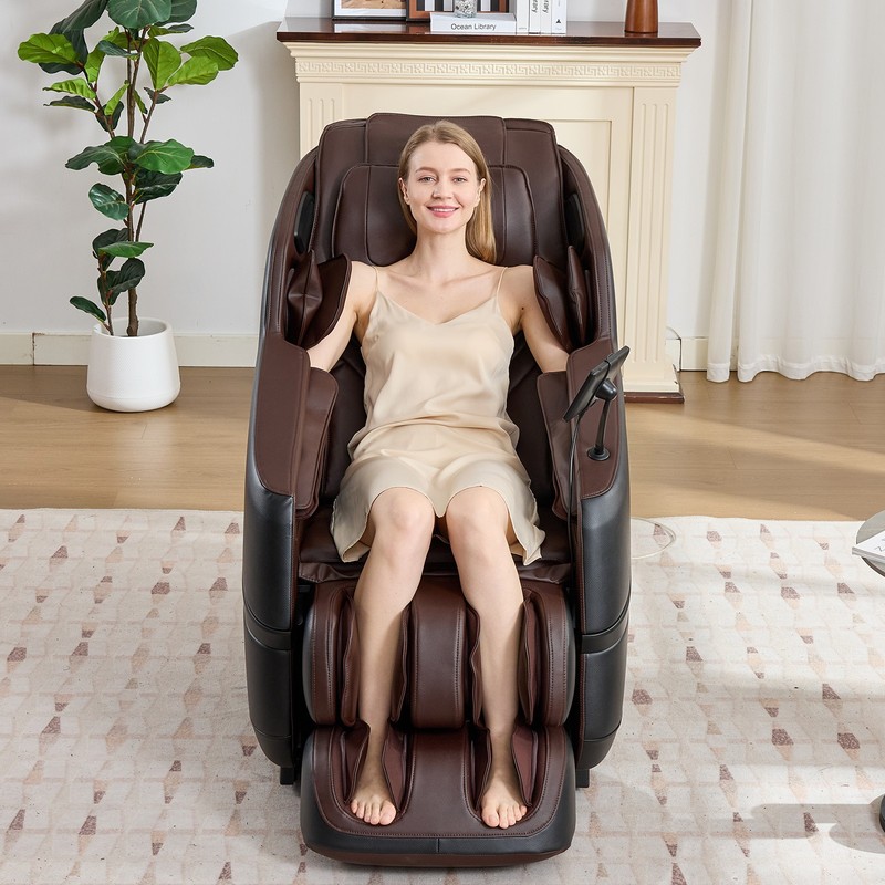 Recline Full Body Zero Gravity 8Point Air Massage Chair Shiatsu,Heat,Foot Roller gallery