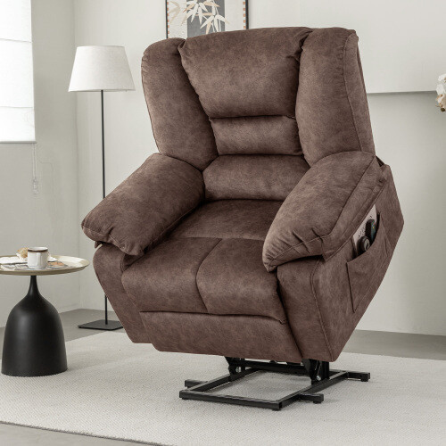 Electric Power Lift Recliner Chair with Vibration Massage Heat Sofa for Elderly gallery