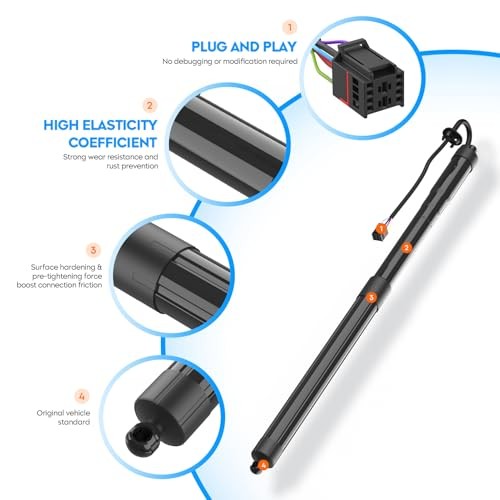Rear Tailgate Power Lift Support Shock Strut Compatible with Volkswagen VW gallery