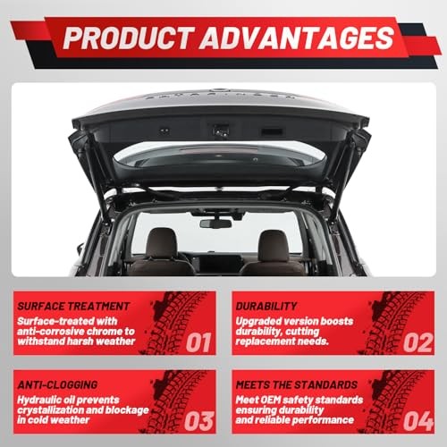 90560-3KA0A Upgraded Rear Tailgate Power Lift Support Struts, 1 Pair Left & gallery