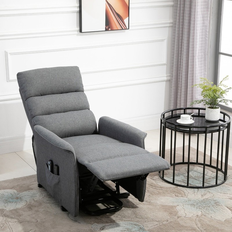 Electric Power Lift Recliner Chair for Elderly Living Room Fabric Upholstery gallery
