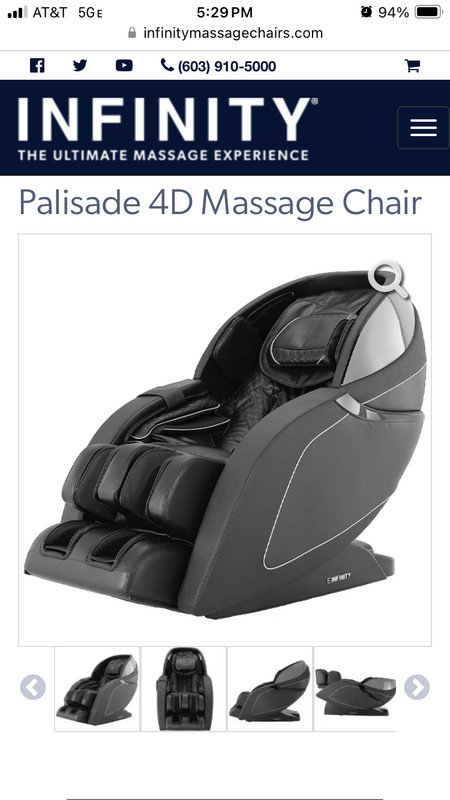 SOLD Infinty Palisade Full Body Massage Chair gallery