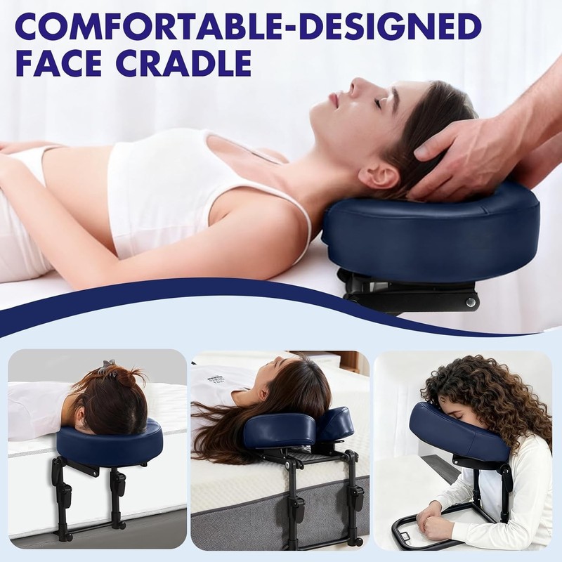 Versatile Bed Massage Headrest with Memory Foam – 6-17 Inch Adjustable Height gallery