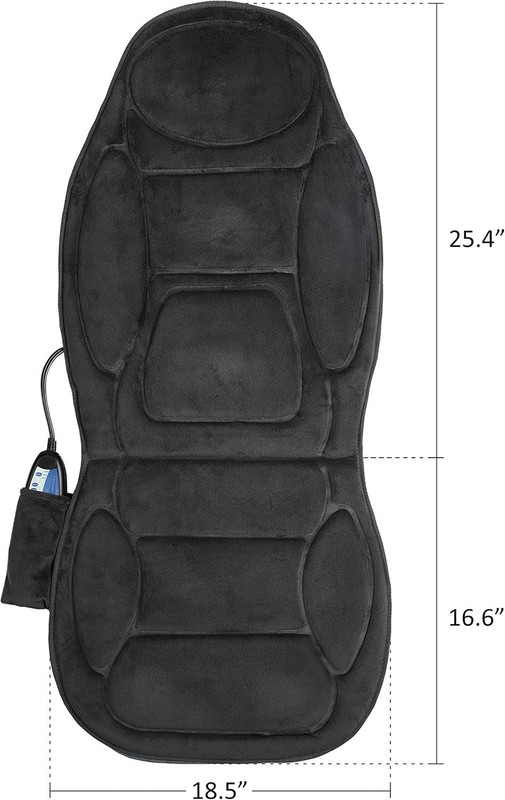 Vibration Seat Massager Pad with Heat - Ideal for Stress Relief & Relaxation gallery