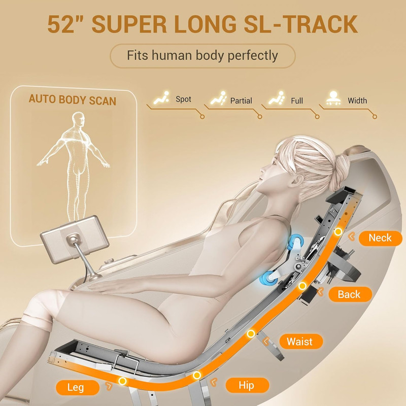 Ultimate Full Body Massage Chair with Heat & Zero Gravity - 12 Techniques gallery