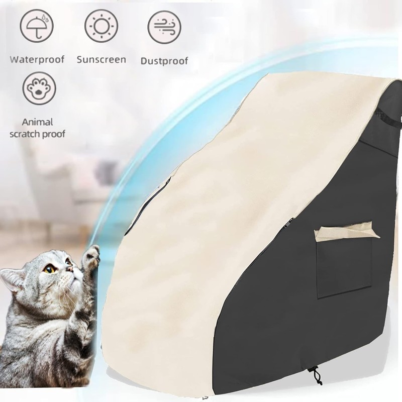 Massage chair cover, 600D full body shiatsu massage chair protector, 59 X 39 ... gallery
