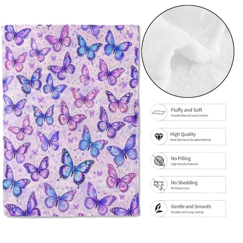 Fantasy Butterfly Throw Blanket, 50x60in, Soft 50x60 Inch Butterfly 01 gallery