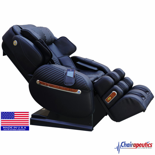 Luraco i9 Max Split L-Track EZ-Entry Heated Zero-G Medical Massage Chair Black gallery