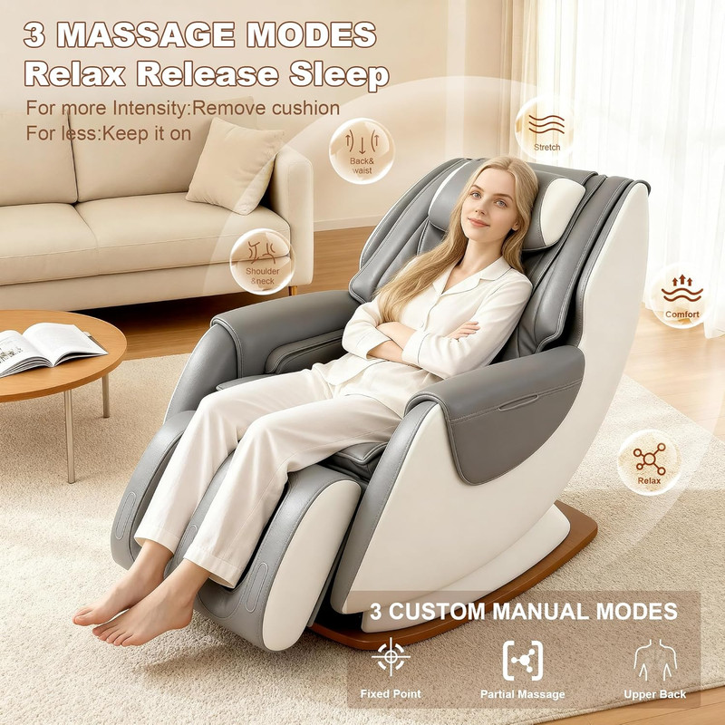 2026 Massage Chair Full Body, Rocking Massage Recliner with Heated | Full Body M gallery