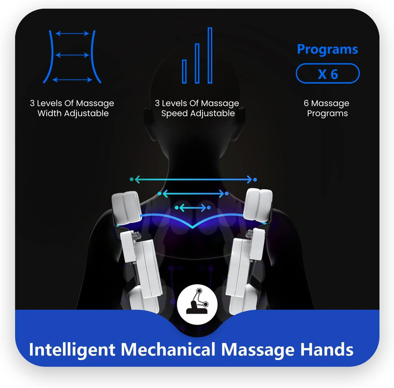 SL Track Full Body Massage Chair with Bluetooth, Foot Roller & USB Charger, Brow gallery
