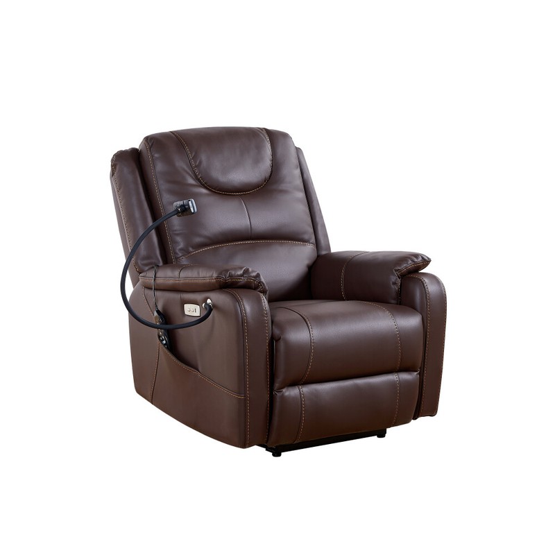 Zero Gravity Power Recliner Lying Degree Massage Heating Relaxation Phone Holder