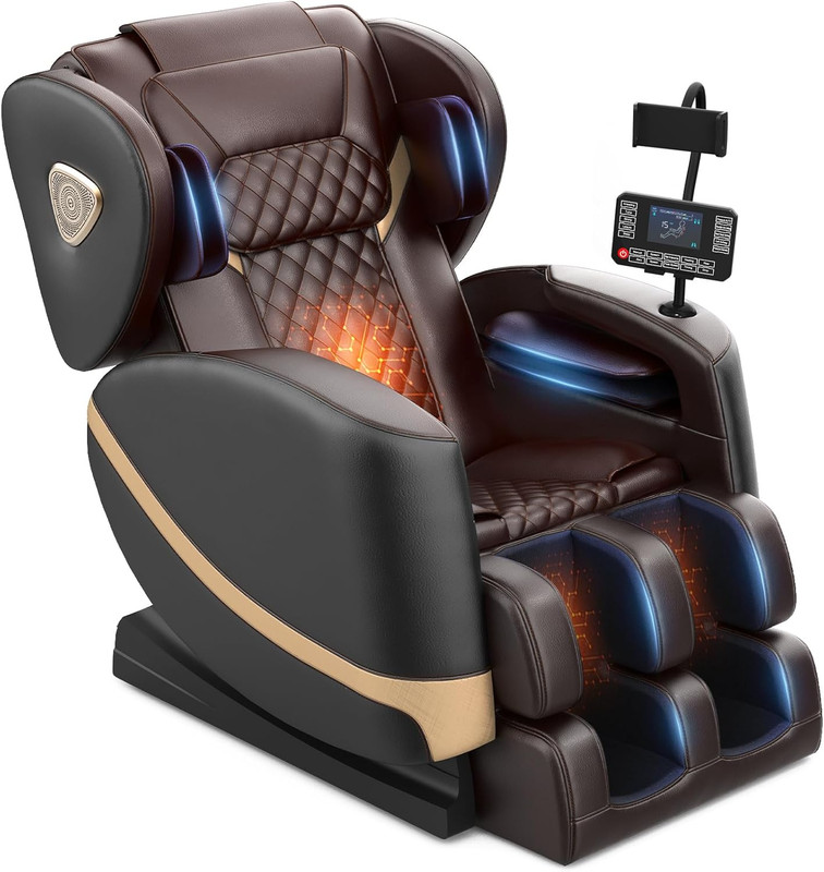 2026 Massage Chair Full Body, Zero Gravity Massage Chair with 10 Fix Rollers, Ai gallery