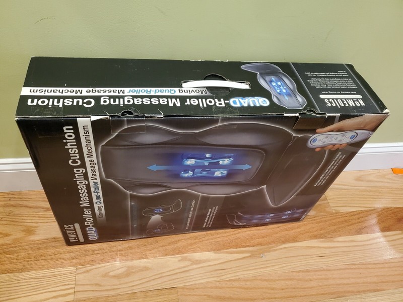 HOMEDICS QUAD ROLLING MASSAGING CUSHION NEW gallery