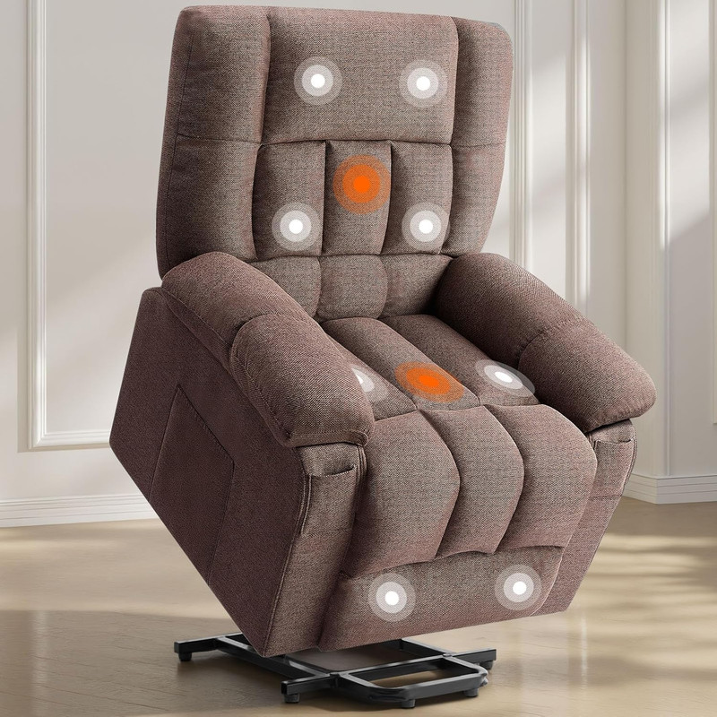 Power Lift Recliner Chair with Vibration Massage and Heat for Adults, Ergonomic gallery