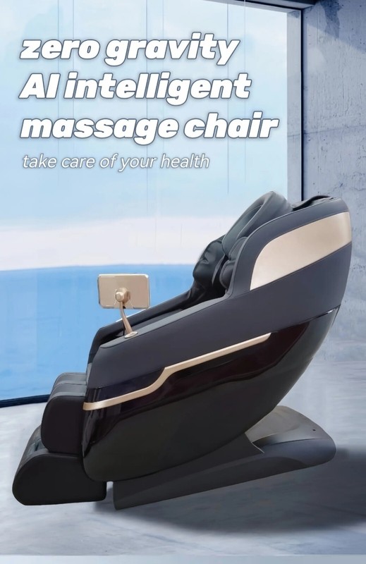 Luxury Full Body 4D Zero Gravity Massage Chair Heating Head Foot 180° Bluetooth gallery