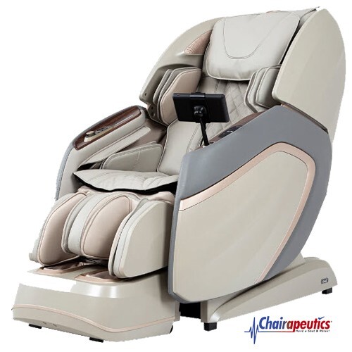 Taupe Osaki OS-Pro 4D Tech Emperor SL-Track Heated Back Zero-G Massage Chair