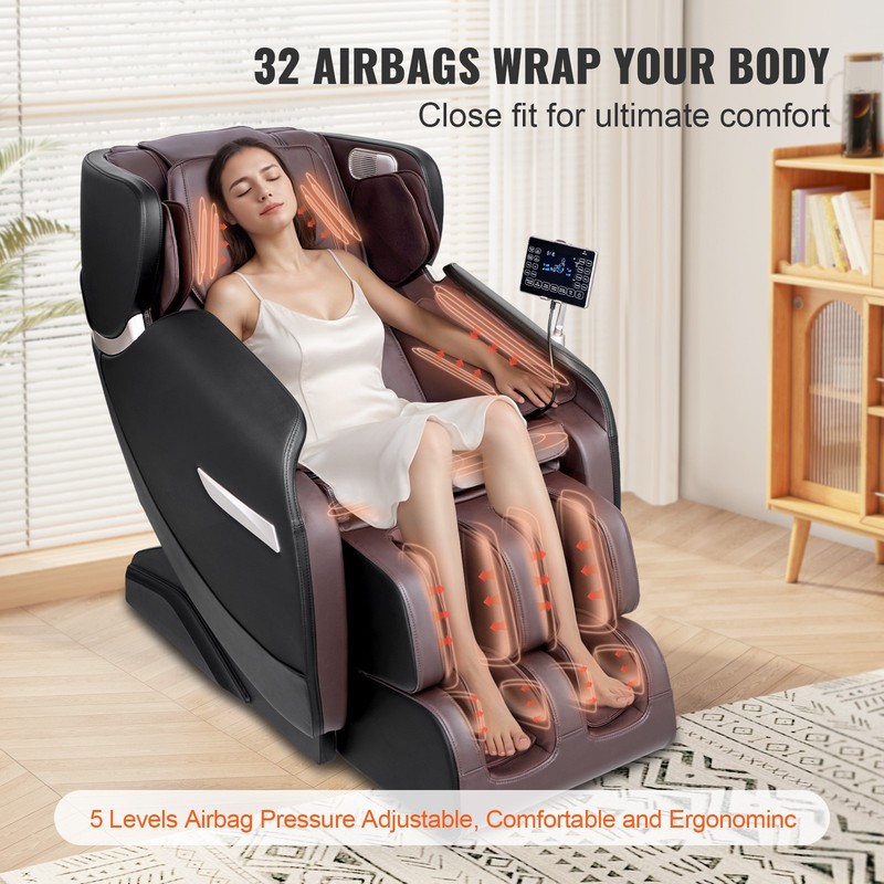 Uimoso Full Body Massage Chair Zero Gravity 3D Shiatsu Recliner with 6 Modes gallery