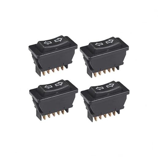 4Pcs 5 Pin Car Window Switch 12V 20A Control Power Window Lift Automobile Car