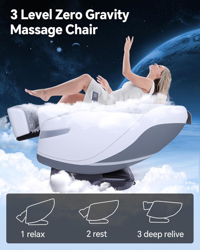 Full Body Zero Gravity, 3D ‌SL-Track Shiatsu Massage with Unique gallery