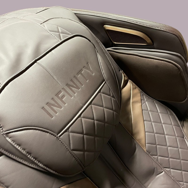 Infinity Mosaic 4D FULL-BODY MASSAGER Zero gravity Recline Massage Chair Brown gallery