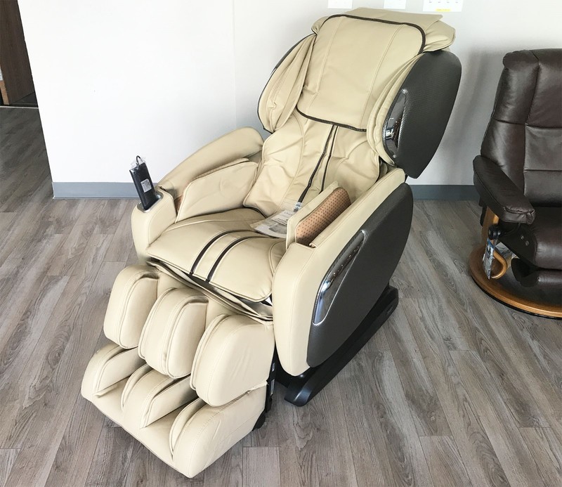 Cream Osaki OS-4000CS Zero Gravity Massage Chair Recliner + Warranty + Heat gallery