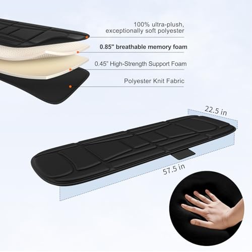 Full Body Massage Mat with Heat, Vibration Massage Mattress Pad with Black gallery