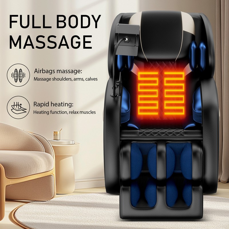 2026 Smart Massage Chair L Track Zero Gravity Full Body Heat Pain Relief gallery