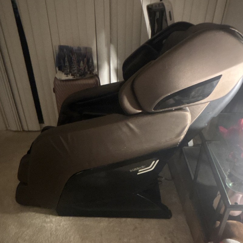 truMedic Electric Massage Chair Brown Reclining Full Body Massager gallery