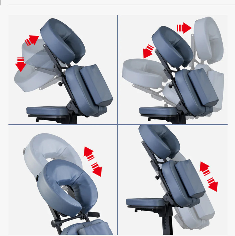 Rio Massage Chair, durable & lightweight, removable knee pads, comfort cushions gallery