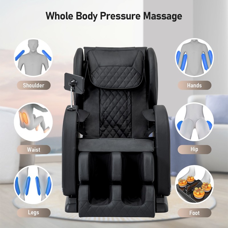 Full Body Massage Chair Recliner, 8-Roller Fixed-Point Massage, Zero Gravity wit gallery