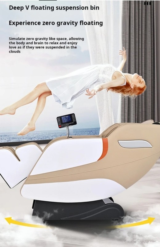 Luxury Full Body 4D Zero Gravity Massage Chair Heating SL Foot 180° Bluetooth gallery
