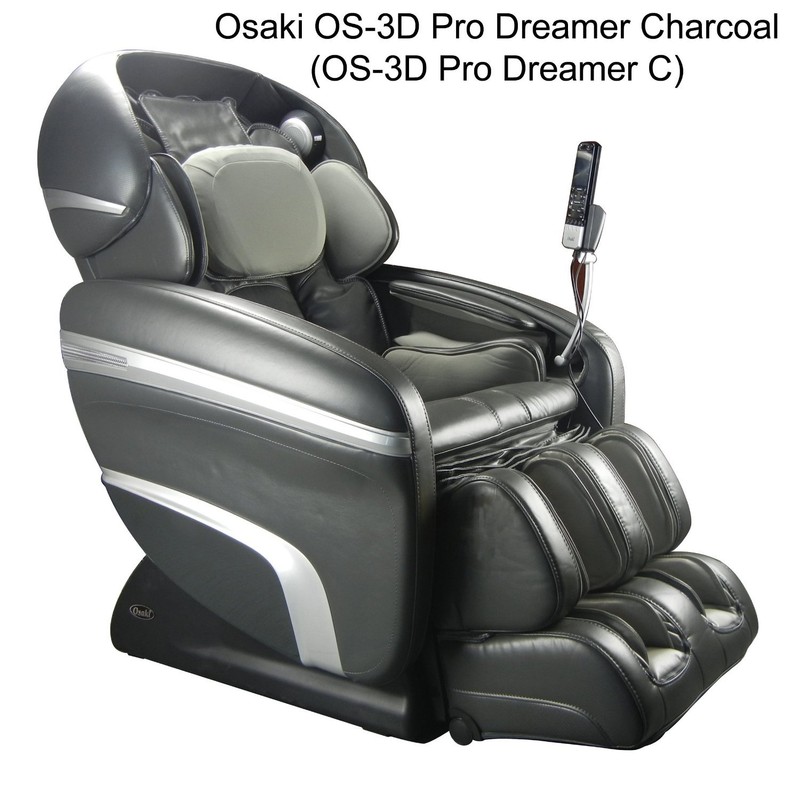 Charcoal Osaki OS 3D Pro Dreamer Zero Gravity Massage Recliner Chair 5Y Warranty gallery