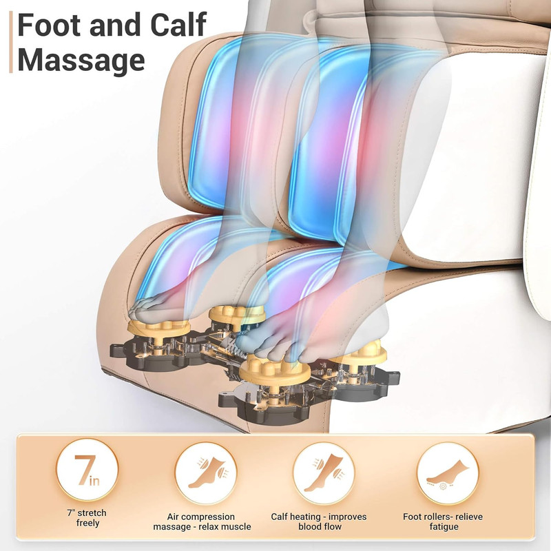 Massage Chair Full Body with Heat, Full Body Zero Gravity Shiatsu Massage Chair, gallery