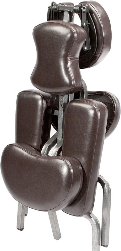 Bedford Adjustable Portable Folding Full Body Massage Chair, Coffee, 11" X 14" X gallery