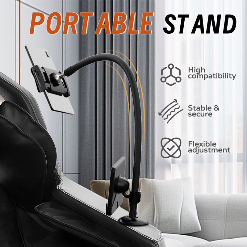 Full-Body Massage Chair with Bluetooth, Zero-Gravity & Heat, Black gallery