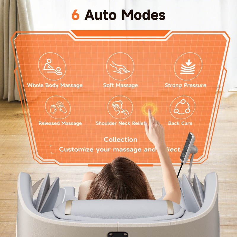 Full Body 4D Zero Gravity Massage Chair Recliner SL Track,AI Voice,with Airbags gallery