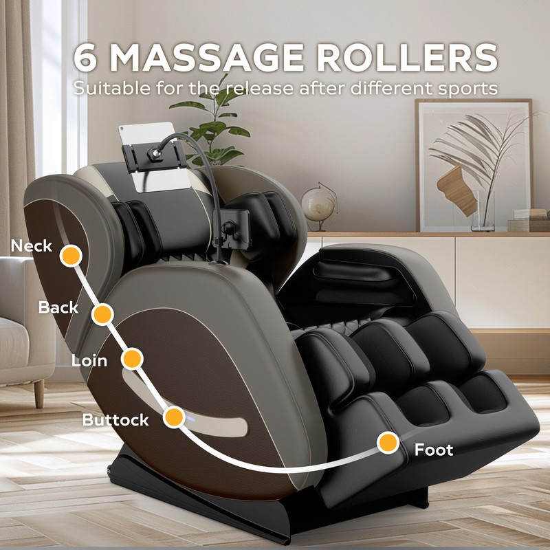 New Full Body Zero Gravity Massage Chair Recliner Shiatsu,Heating,Airbag,5Mode gallery
