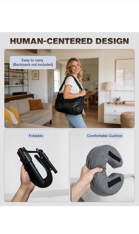 Adjustable Massage Headrest with Arm Rest - Portable Home Massage gallery