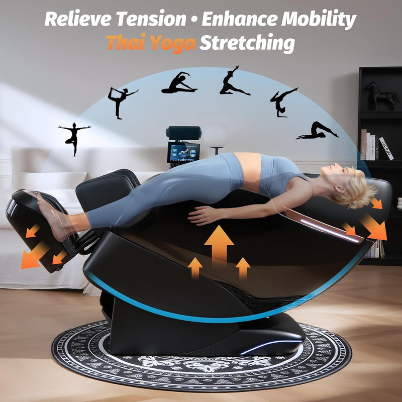 Massage Chair Full Body, 2026 Zero Gravity Sl-Track Shiatsu Massage Chairs Recli gallery