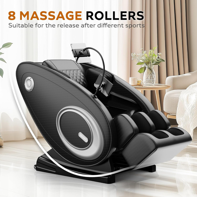 Full Body Massage Chair Recliner Zero Gravity Heated Bluetooth Speaker 5 Modes gallery