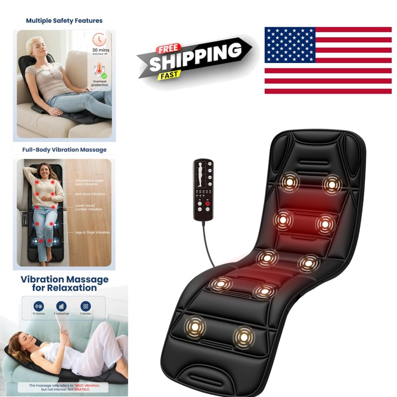 Comfortable Full Body Massage Pad Perfect for Home Use with Relaxation Benefits
